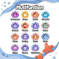 Kids Waterproof Smart Watch For Boys Girls Ages 3-12 Learning Toys With 26 Games Camera Video 1.44 '' Touchscreen Music Player A
