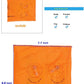 Topsung Floaties Inflatable Swim Arm Bands Rings Floats Tube Armlets for Kids and mature-themed (Orange)