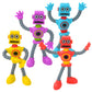 Maikall Rish Flexible Bendable Figures Robot Set Of 4 Twisted Deformed Doll Decompression Toy For Boys Girls Cool Stuff Cute Thi