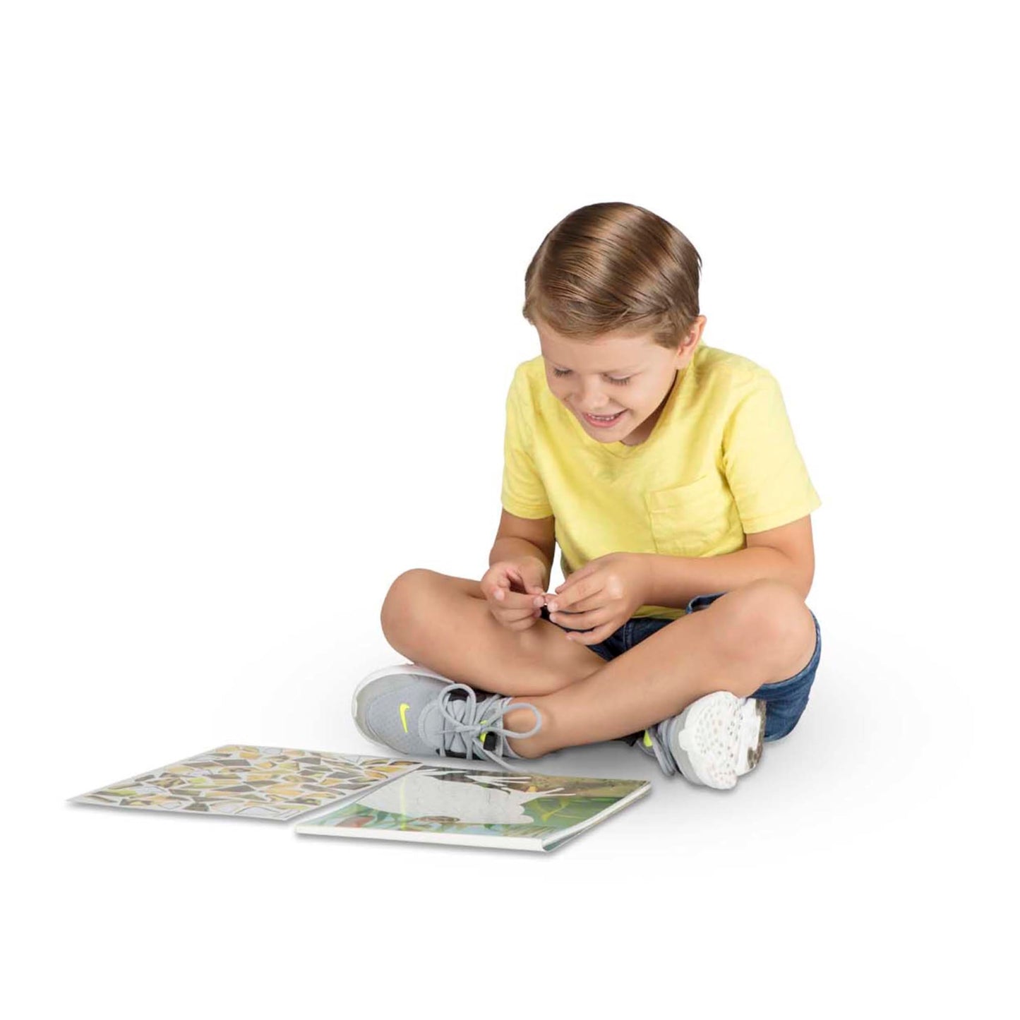 Melissa & Doug Mosaic Sticker Pad Nature (12 Color Scenes to Complete with 850+ Stickers)