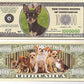 American Art Classics Chihuahua Million Dollar Novelty Bill Collectible - Collectible Novelty Million Dollar Bill In Currency Holder - Fun Gift For Chihuahua Lovers