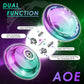 7Yo Responsive Yoyo Aoe, Dual Purpose Yoyo For Beginners Kids, Professional Crystal Yoyo Wide Plastic Yoyo With Kk Bearing + Axl