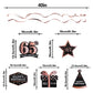 LINGTEER Happy 65th Birthday Rose Gold Swirls Streamers - Cheers to 65th Birthday 65 Years Old Bday Party Hanging Decorations.