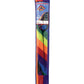 In The Breeze 3158 — Rainbow Stripe Delta Kite With Twister Tail — Easy-Flying, Colorful Kite