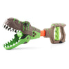 DINOBROS Dinosaur Chomper Toy - T-Rex Reacher with 3 Roar Sounds, Light, Green, Model D3211A