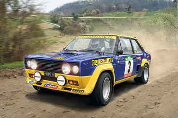 Italeri 3667 1:24 Fiat 131 Abarth Rally OLIO Fiat Model Building Kit, Stand Model Building, Crafts, Hobby, Gluing, Plastic Kit,