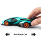SASBSC Toy Cars Lambo V12 Sports Car Toy with Light and Sound Diecast Metal Model Cars for 3+ Year Old Boys Pull Back Race Car G
