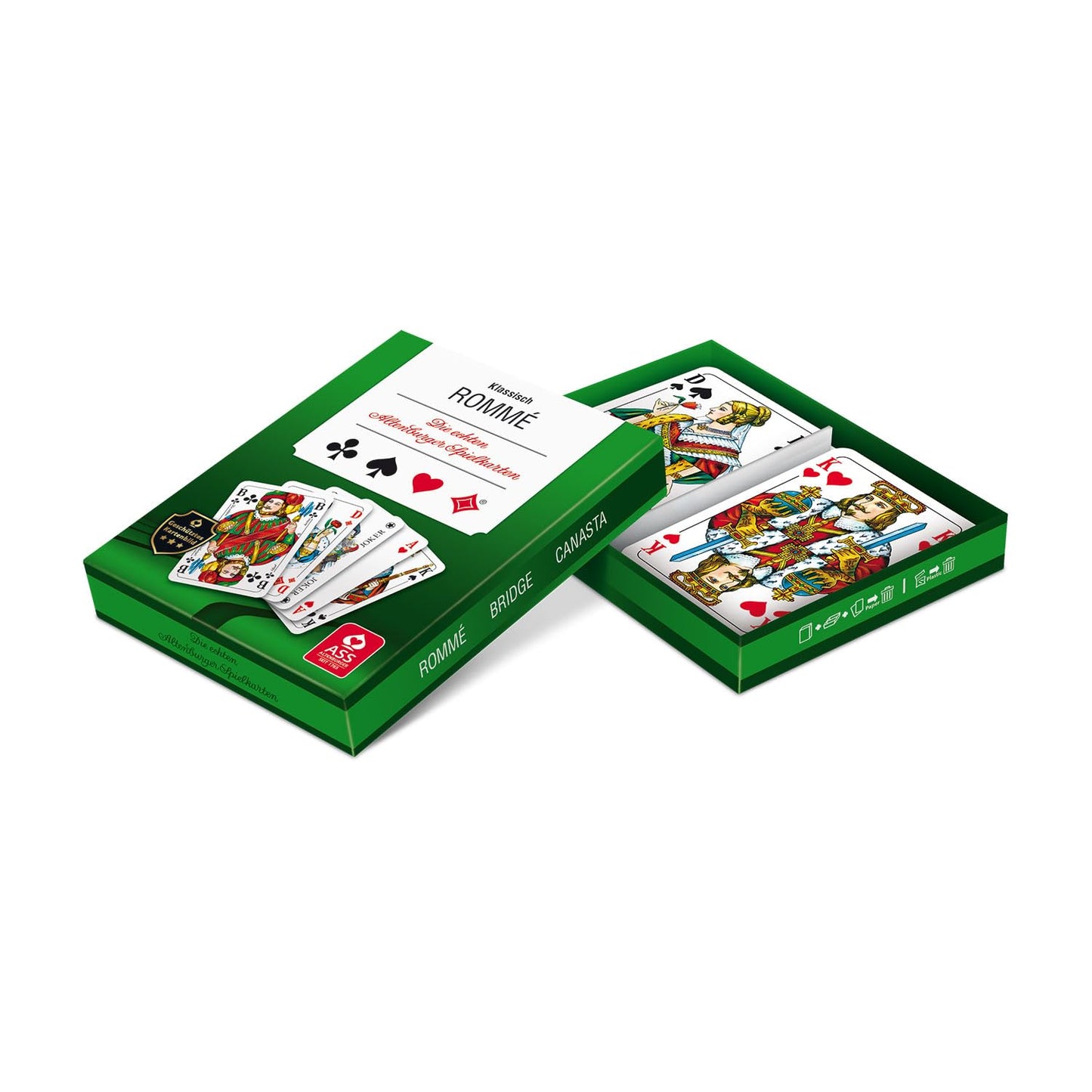 Philos Ass Altenburger 22570071 - Card Game Rummy In Barrel Deck