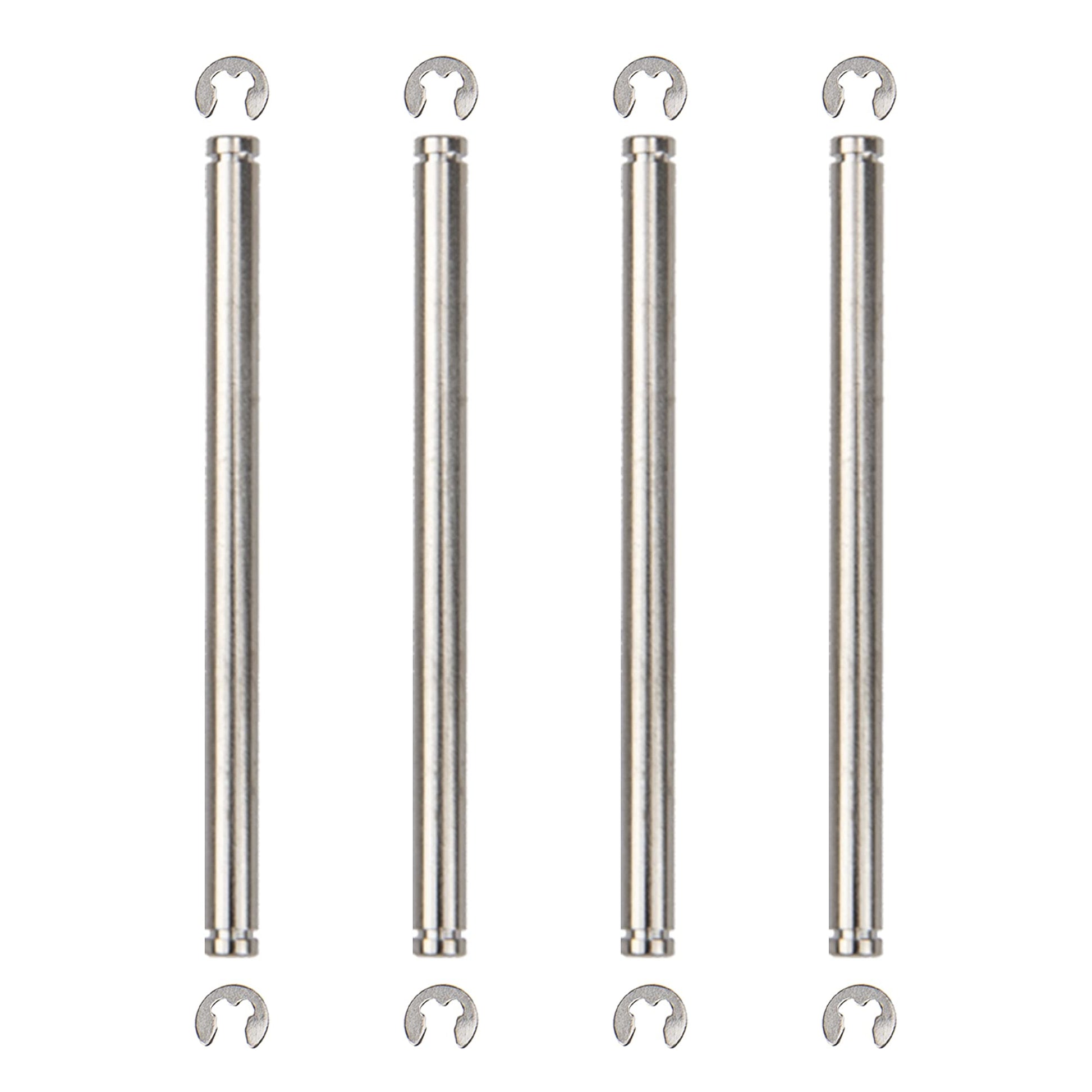 4Pcs ShareGoo Suspension Pins with E-Clips Replacement of 2640 Compatible with Traxxas 2WD Rustler Stampede Slash Nitro Slash 1/