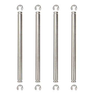 4Pcs ShareGoo Suspension Pins with E-Clips Replacement of 2640 Compatible with Traxxas 2WD Rustler Stampede Slash Nitro Slash 1/