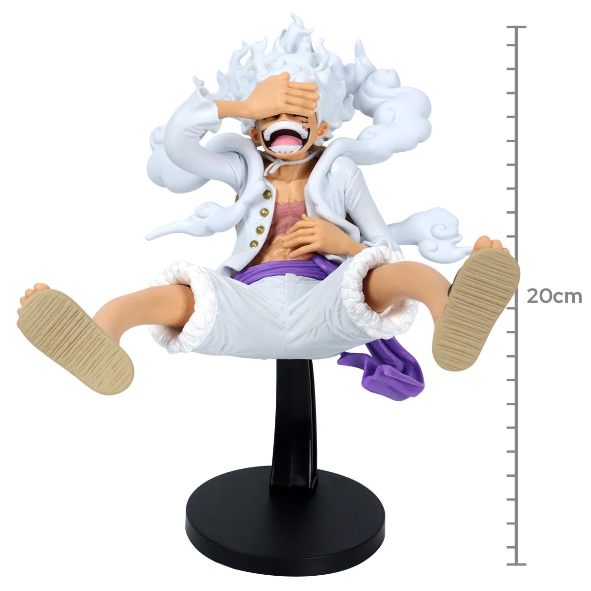Banpresto One Piece Monkey D. Luffy Gear 5 Figure, BPR88505, Plastic, Collectible