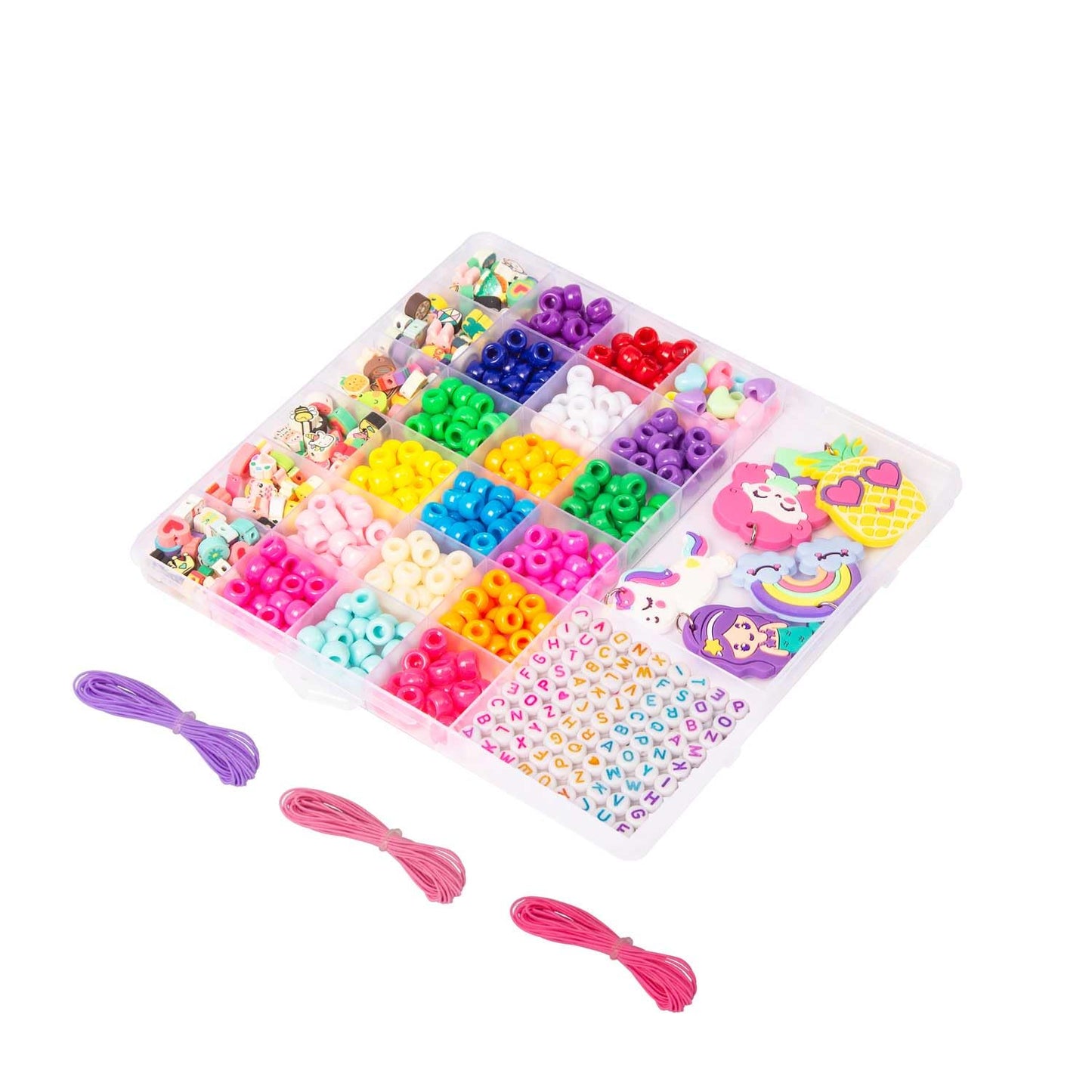 aowenxi Beads Jewelry Making Kits for Girls, Cute Charms DIY Arts Crafts Gifts Toys for Girls Birthday 01