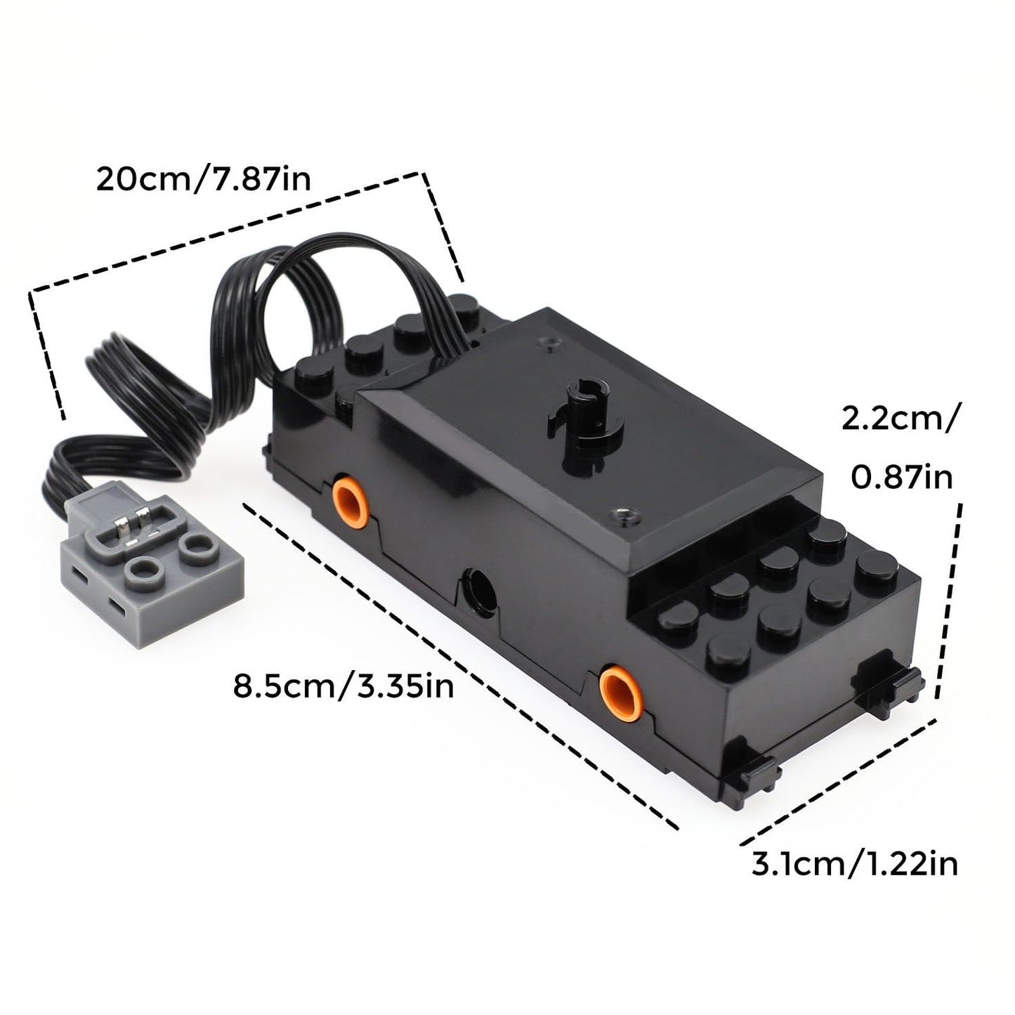 Brickbounty 21 Pcs Motor-Set Power-Functions Compatible With Lego, Motor Kit Technical Parts For Stem Assembled Building Block,