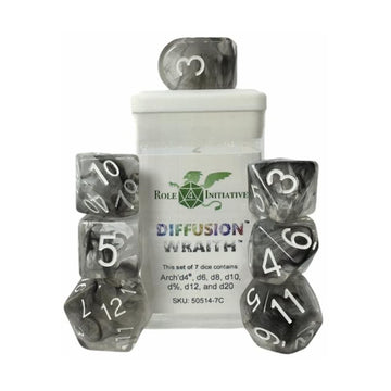 Role 4 Initiative R4I Dice W/ Arch'D4: Diffusion - Wraith (7)