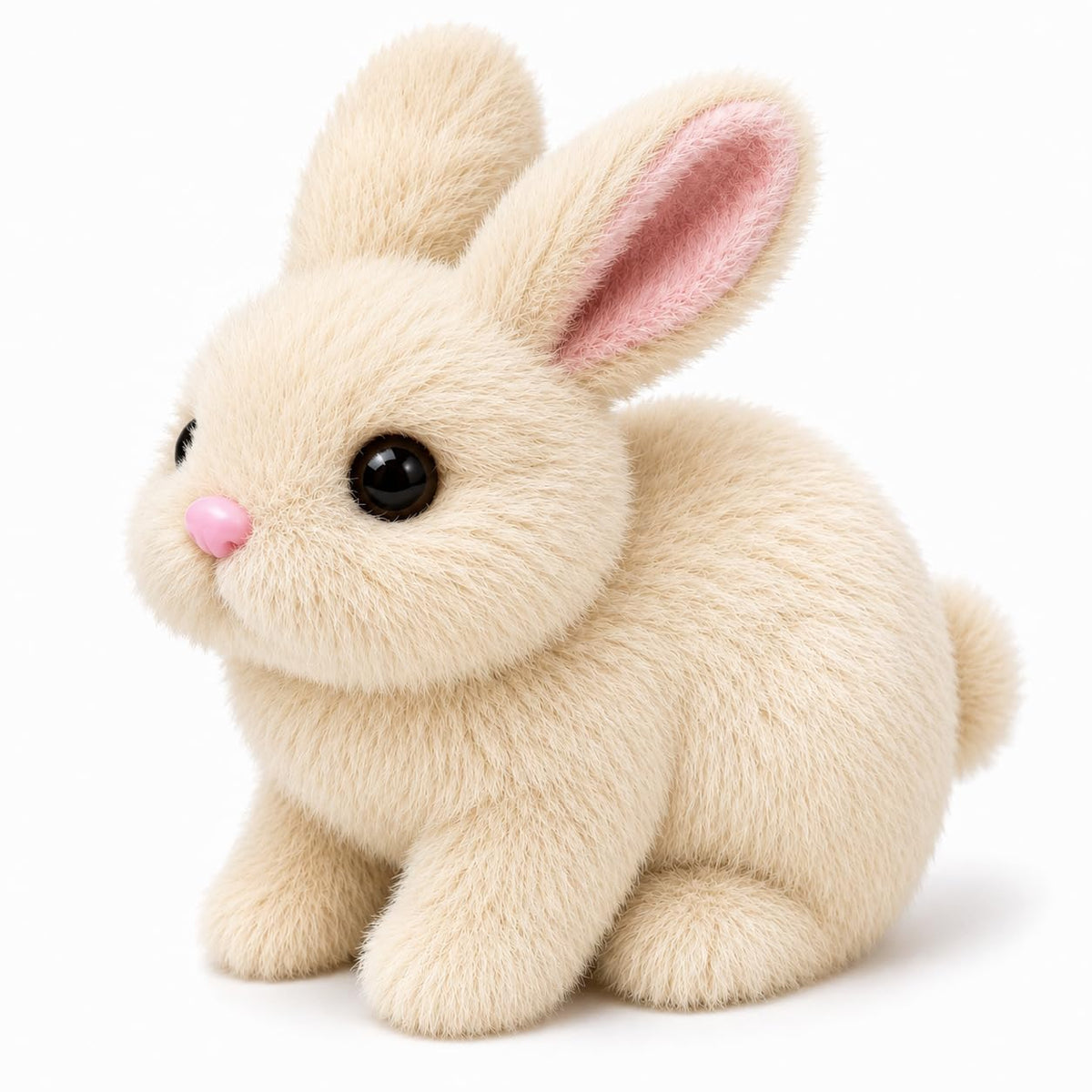 Bunny Interactive Rabbit Toy for Kids  Walking Hopping Bunny with Sound, Moving Ears, Twitching Nose & Mouth, Soft Plush Rabbit