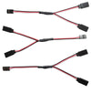 Apex RC Products 3 Pack - 6'' / 150mm Futaba Style Servo Y Harness 1030