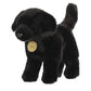 Aurora® Realistic Miyoni® Black Labrador Stuffed Animal - Lifelike Detail - Cherished Companionship - Black 10 Inches