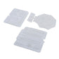 My Mironey 2Pcs Clear Action Base Action Figure Stand Display Stand 1/100
