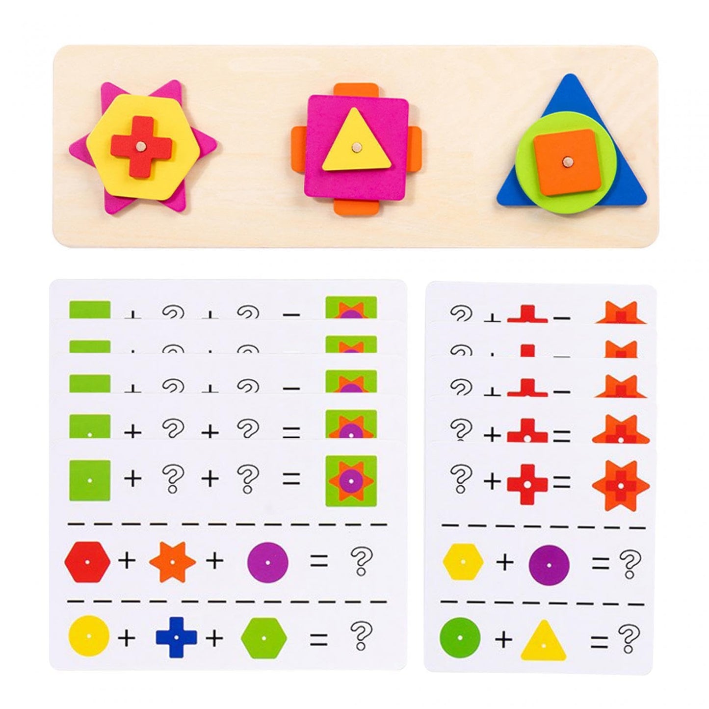 Ilsmysutra Color Shape Matching Toys Montessori Toys For Children Ages 2~4