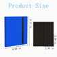 Card Binder  Small Card Album with PP Waterproof Pages  4 Pockets Trading Card Binder  Holds 160 Standard Cards  for TCG  MTG Collections Sports Cards Binder (Blue)