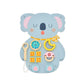 Monlurd Wooden Koala Sensory Wall Toy, Busy Board For Toddlers, Montessori Sensory Wall Panel For Kids, Ideal For Classroom, Pla