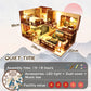 Lannso DIY Dollhouse Miniature Kit  Doll House Kit with Dust Proof Cover and Music Box  Mini Wooden Dollhouse Toys for mature-themed Gift(M25)