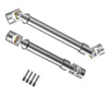 Generic Metal Alloy Universal 1/10 Rc Drive Shaft 2Pcs Upgrades Accessories For 1/10 Rc Crawler Car Trx4 Axial Scx10 Trx4 Drives
