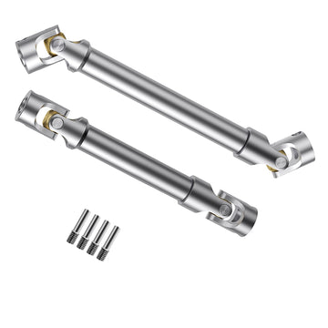 Generic Metal Alloy Universal 1/10 Rc Drive Shaft 2Pcs Upgrades Accessories For 1/10 Rc Crawler Car Trx4 Axial Scx10 Trx4 Drives