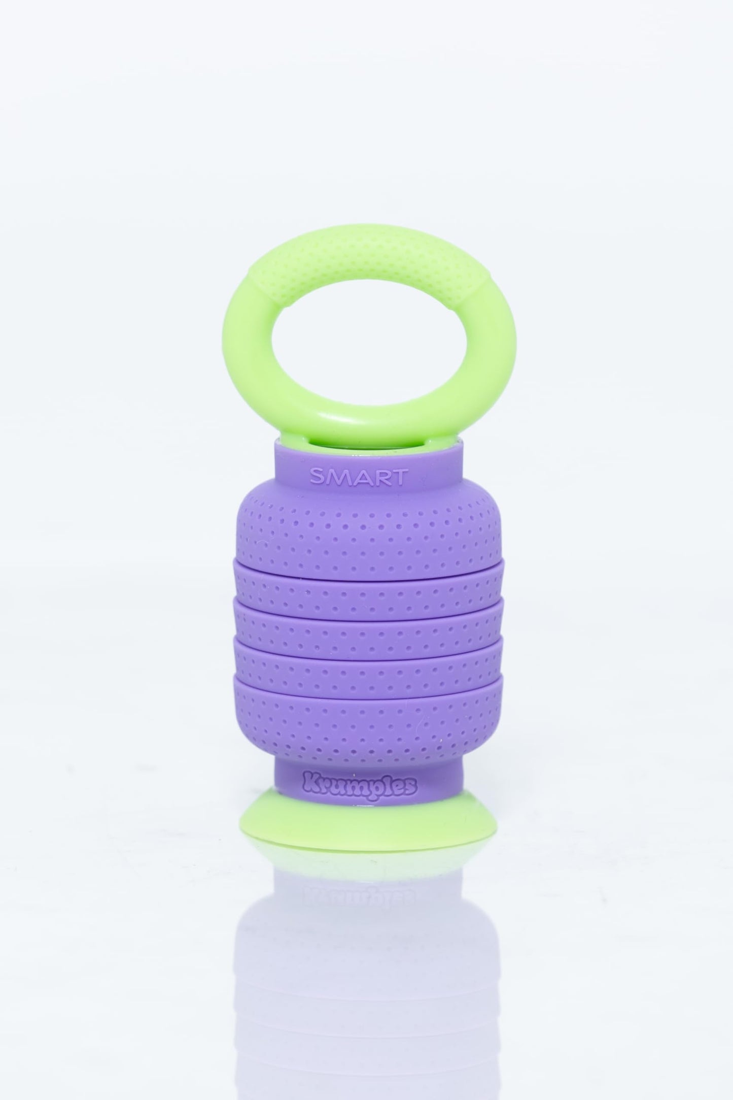 Krumples Plungy Purple Sensory Suction Toy For Ages 10M+ | Bpa-Free Silicone Fidget | Promotes Fine Motor Skills | Dishwasher Sa