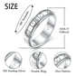 Hoohwe Spinner Rings For Anxiety,S925 Sterling Silver Fidget Anxiety Worry Relieving Boredom Adhd Autism Band Rings(7.Dice Rings