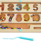 Lumevo Wooden Magnetic Maze Board For Kids | Color & Number Learning Puzzle Toy For Boys & Girls Age 3+ | Preschool Educational 