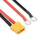 Riieyoca Xt90 To O Ring Terminal Cable,Xt90 Female To O Ring Connector Cable,With 1M 10Awg Silicon Wire,For Rc Lipo Battery Fpv