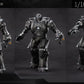Ovonni 9 Inch Led Iron Monger Toy,Exquisite Painting 20 Joints Movable Collectible Action Figure,Light With Chest And Eyes