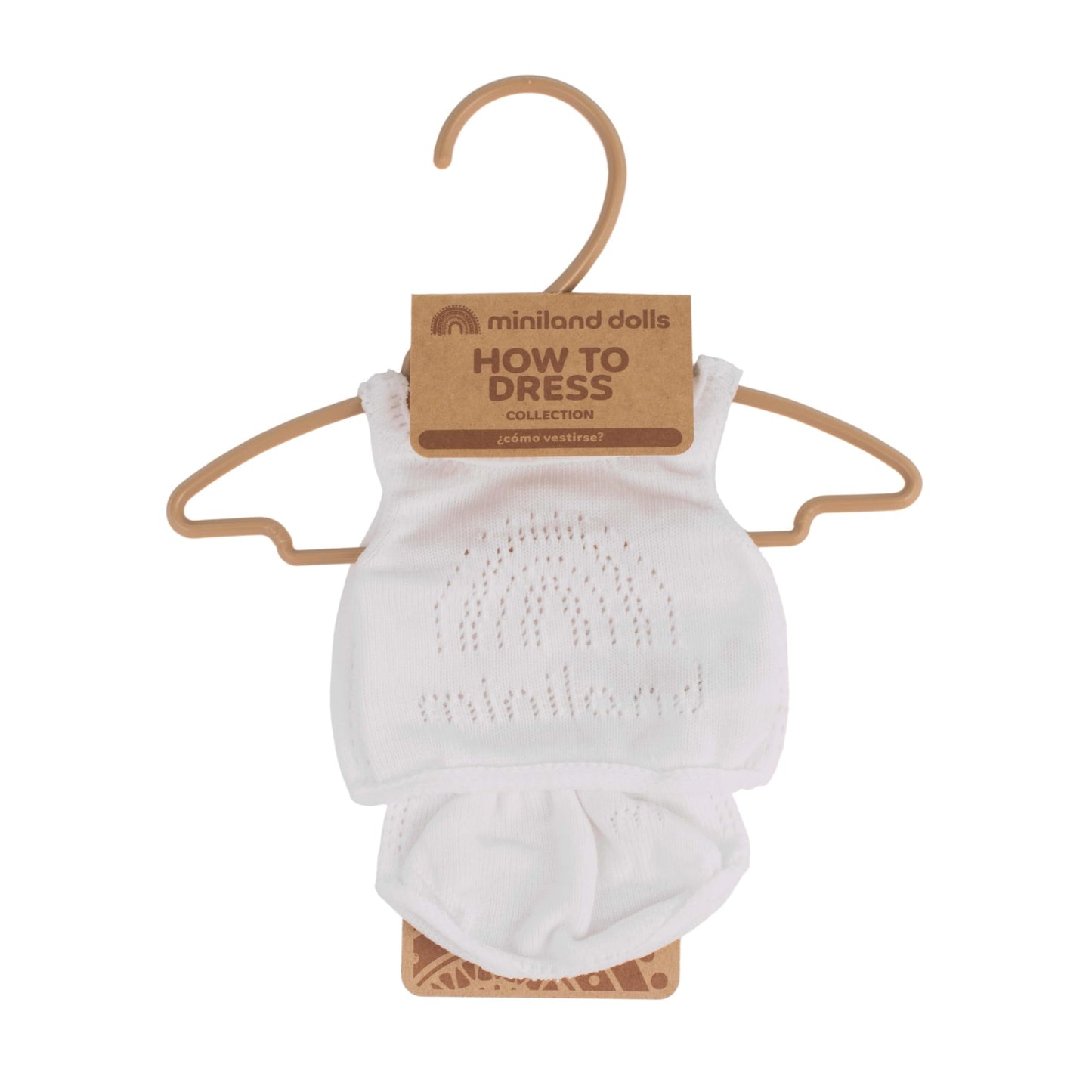 Miniland Educational - 2-Piece Underwear Set - Clothing For 15' And 15-3/4' Anatomically Correct Dolls