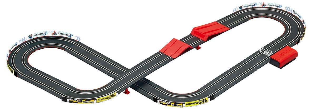 Carrera GO!!! Mario Kart 1:43 Scale Slot Car Racing Track Set, Multicolor, Includes Mario & Luigi, Model 20063503, Battery Operated