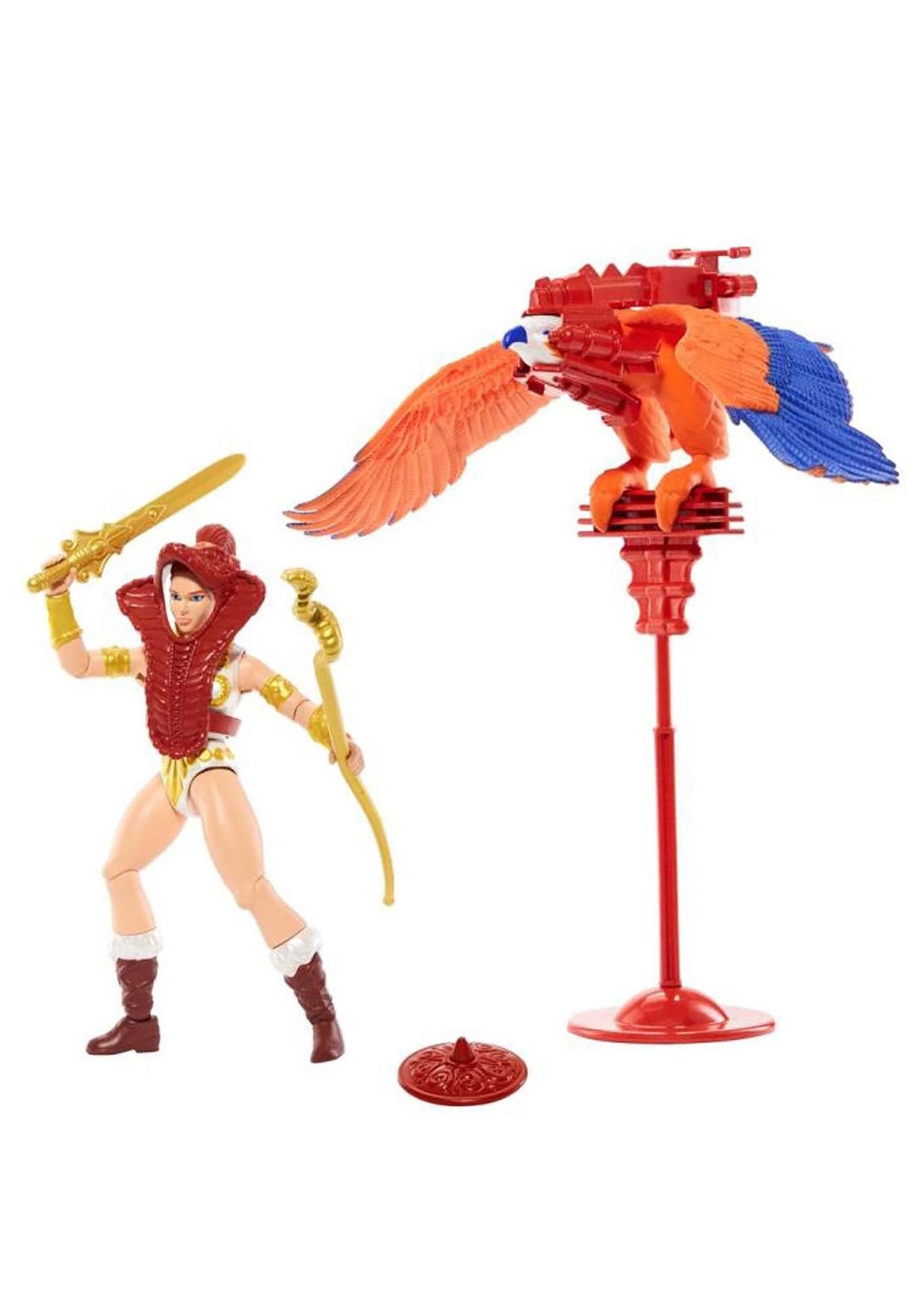Masters of the Universe Teela & Zoar Action Figure 2-Pack, Plastic, Model HGW40