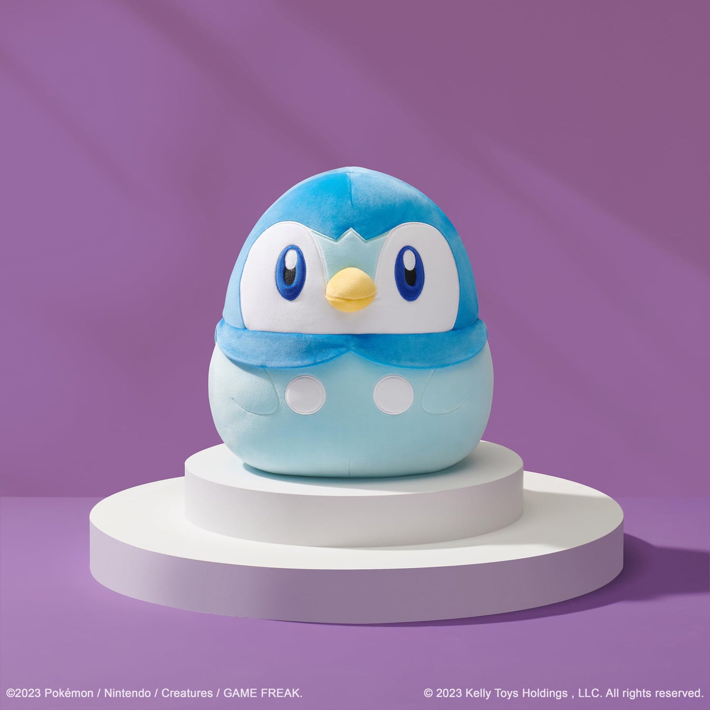 Squishmallows Pokemon 14-Inch Piplup Plush - Add Piplup To Your Squad, Ultrasoft Stuffed Animal Medium Plush, Official Kelly Toy