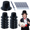 Tigerdoe Party Favors - 24 Pack - Magician Birthday Party Supplies,12 Magician Hats & 12 Magic Wands - Dress Up Costume Accessor