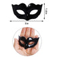 Yookat 20 Pieces Mini Masquerade Masks - Small Mardi Gras And Venetian Vintage Antique Masks (Black And White, Small)