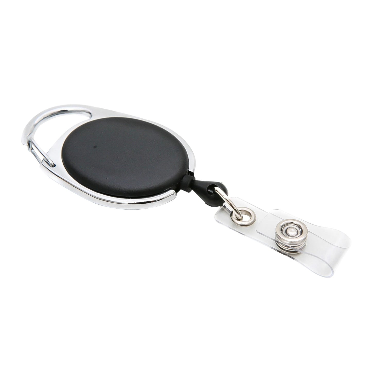 Sicurix Quick Clip Id Card Reel, Black