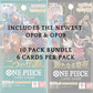 TraderzTCG One Piece Cards Pack Bundle - 10 Pack Collection for TCG Enthusiasts and Anime Fans, Cardboard Material