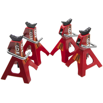 4Pcs Vgoohobby 1/10 RC Scale Toy Decoration Metal RC Jack Toy Stands Simulation Compatible with Traxxas TRX4 Axial SCX10 RC4WD T