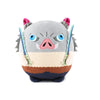 Zifunmur Anime Plush Doll Toy Tanjirou Nezuko Stuffed Plushie Figures Keychain Decoration Kids Gifts Halloween Cosplay Props (Ha