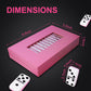 Idtq Double Six Standard Dominos Set 28 Tiles - Dominos Set Games For Adults, Classic Numbers Table Games, Family Travel Dominos