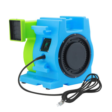 Mounto 1Hp Inflatable Bounce House Blower, Energy Efficient, Low Amp Draw Inflatable Blower Fan For Inflatable Bounce House, Wat