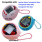 Silicone Cover Case For Jujutsu Kaisen Tamagotchi Nano, Protective Sleeve Skin Case For Tamagotchi Hello Kitty And For Pac-Man Device Interactive Game Machine(Only Cover) (Transparent Pink)