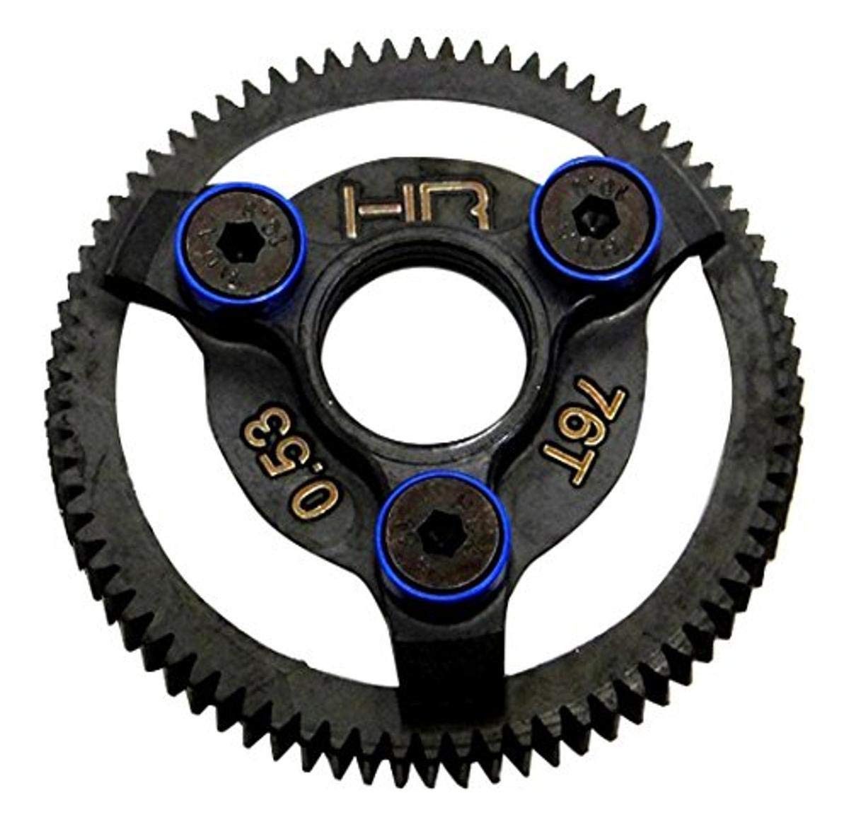 Hot Racing STE876 Hardened Steel Spur Gear (76t 48p)(Blue) - TRA