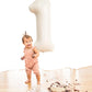 Cream Number 1 Balloon For First Birthday 40 Inch, 1St One Number Balloons Birthday Decorations For Girl Boy Toddler Baby