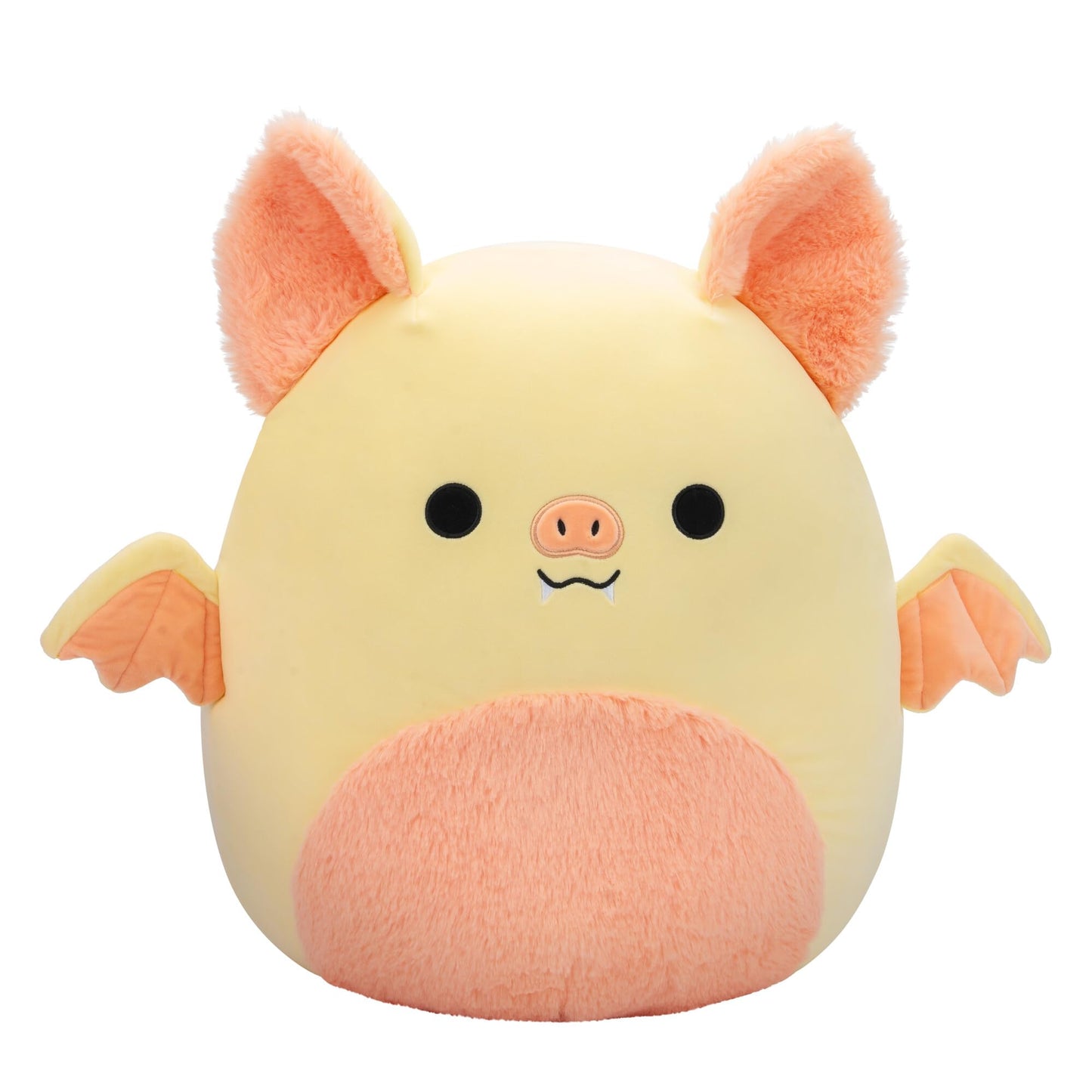 Squishmallows Original 16-Inch Plush Meghan Cream Fruit Bat - Soft Polyester Toy with Fuzzy Peach Belly