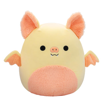 Squishmallows Original 16-Inch Plush Meghan Cream Fruit Bat - Soft Polyester Toy with Fuzzy Peach Belly